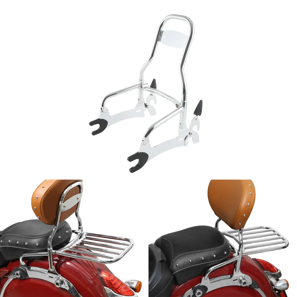 12" Backrest Sissy Bar for Indian Chief Dark Horse (2016–2018, 2014–2018)