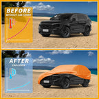 Waterproof All Weather Car Cover for Honda CR-V (2017-2023) - Orange 210D-PU