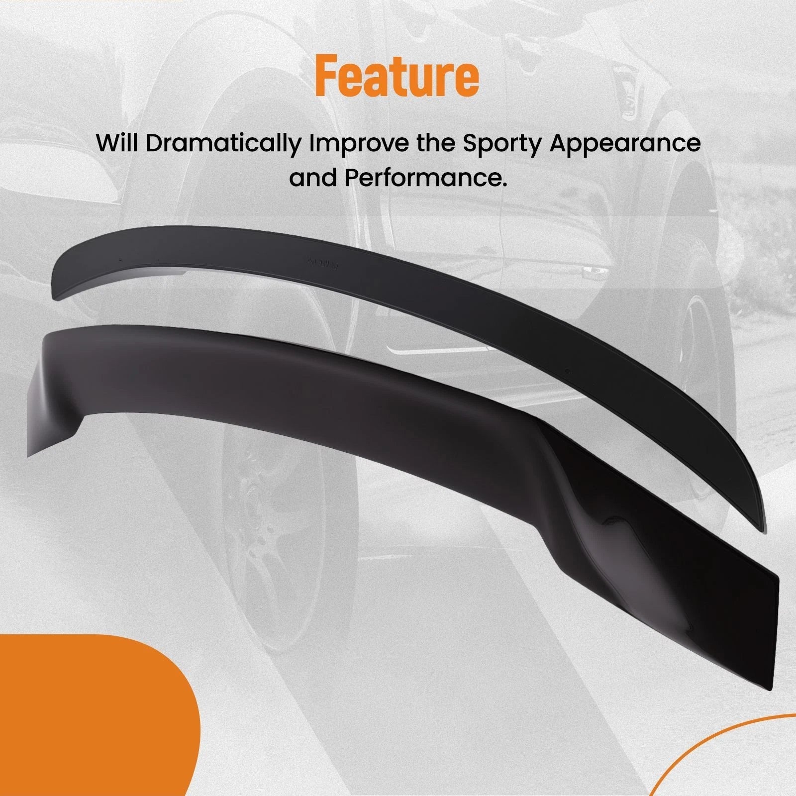 Duckbill Performance Spoiler for Kia K5 (2021–2024) Painted Black