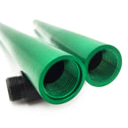 2X Clip-on Handlebars 7/8" for Universal Motorcycles (22mm) Green