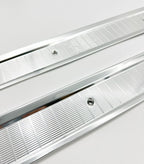 Door Sill Scuff Plates w Blue Decal for 1966–1969 Ford Fairlane
