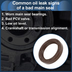 Front Crankshaft Oil Seal for Hyundai Accent, Kia Rio (1994–2011) No. 0636838