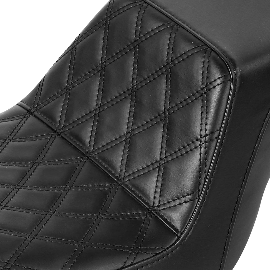 Rider Driver Passenger Seat for Harley Dyna Low Rider Fat Bob (2006–2017)