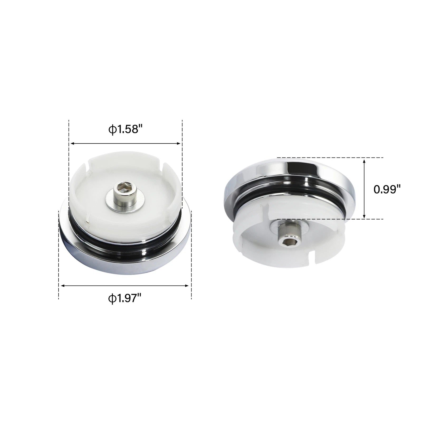 Chrome Swing Arm Pivot Cover for Harley Sportster S RH1250 (2021–2026)