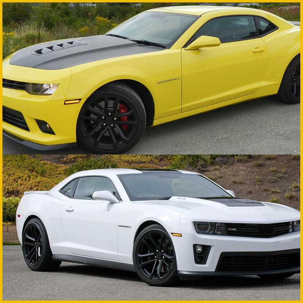 LED Side Marker Lights for Chevy Camaro (2010–2015) Smoked Amber