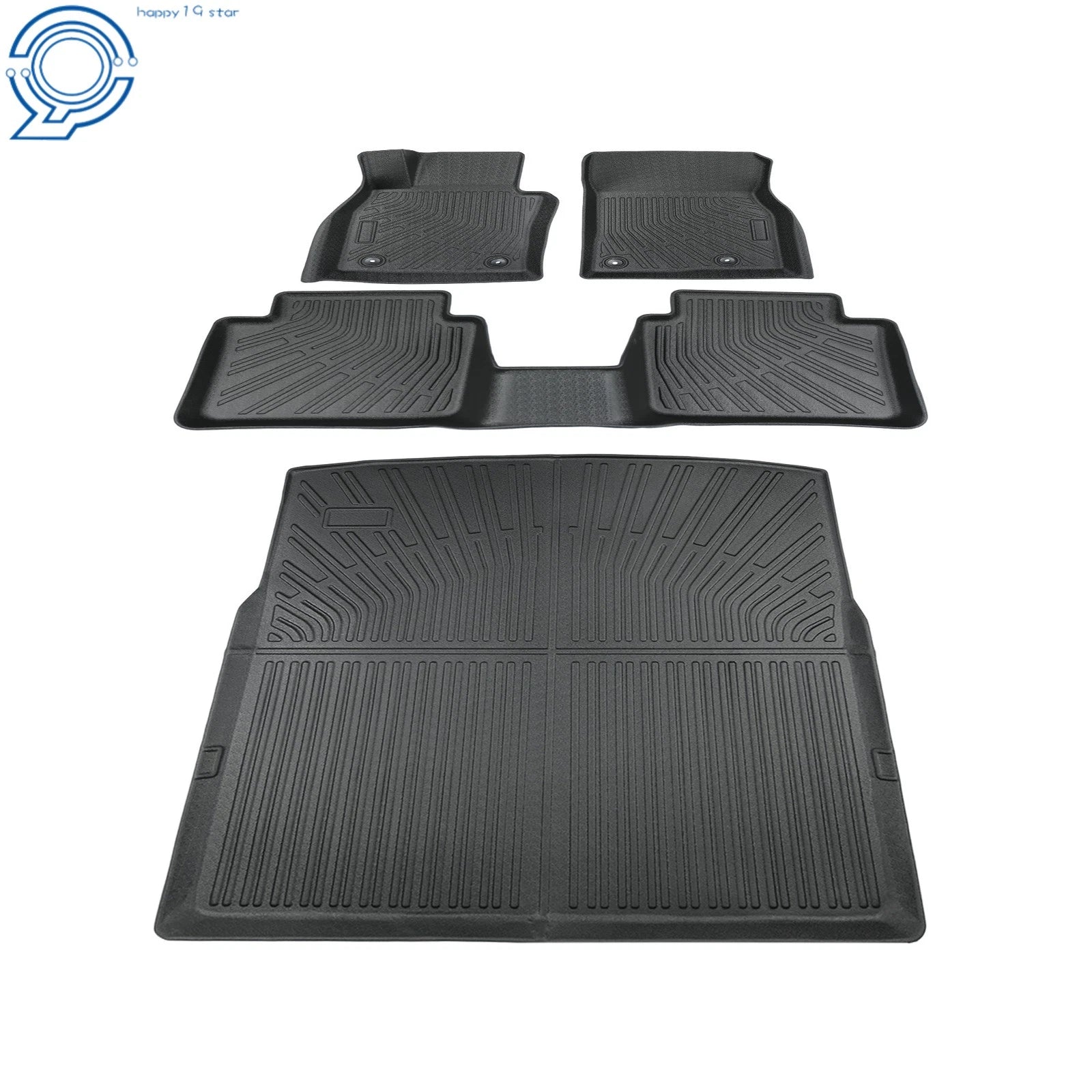 Set of 4 Floor Mats Cargo Liner for Mazda CX-50 (2023–2025) TPE All Weather
