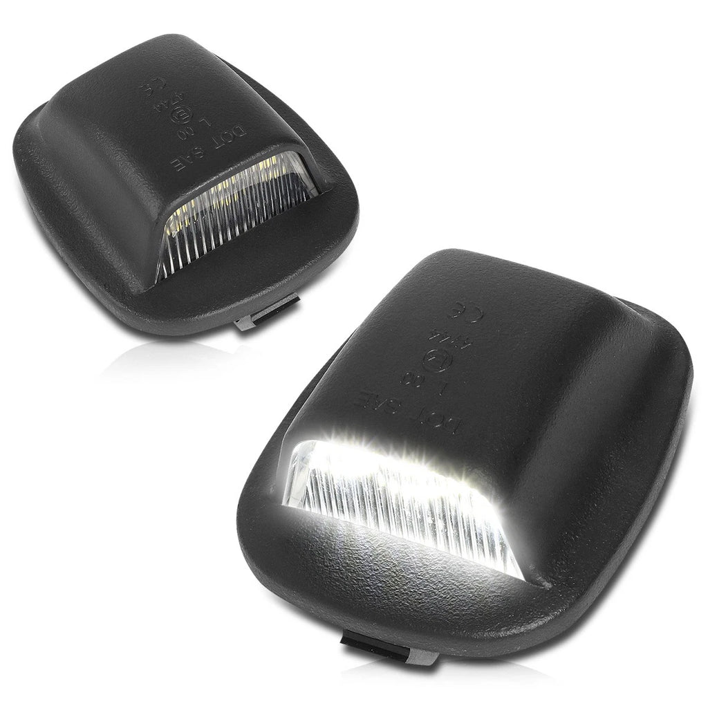 Nuvision White LED Waterproof License Plate Lights for Xterra/Frontier (1994–2004)