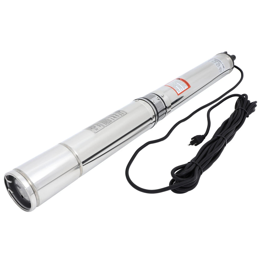 2HP Submersible Well Pump for 440FT Deep Water (220V)