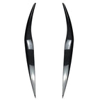 Pair Headlight Eyebrow Cover Trim for Ford Fiesta MK6.5 (2013–2017)