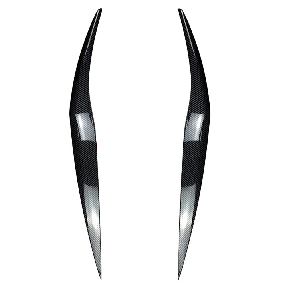 Pair Headlight Eyebrow Cover Trim for Ford Fiesta MK6.5 (2013–2017)