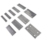 Set of 10 Steel Parallels for Milling Machines (1/8" x 6")