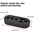 Set of 2 Rubber Exhaust Mount Bracket for Make Model