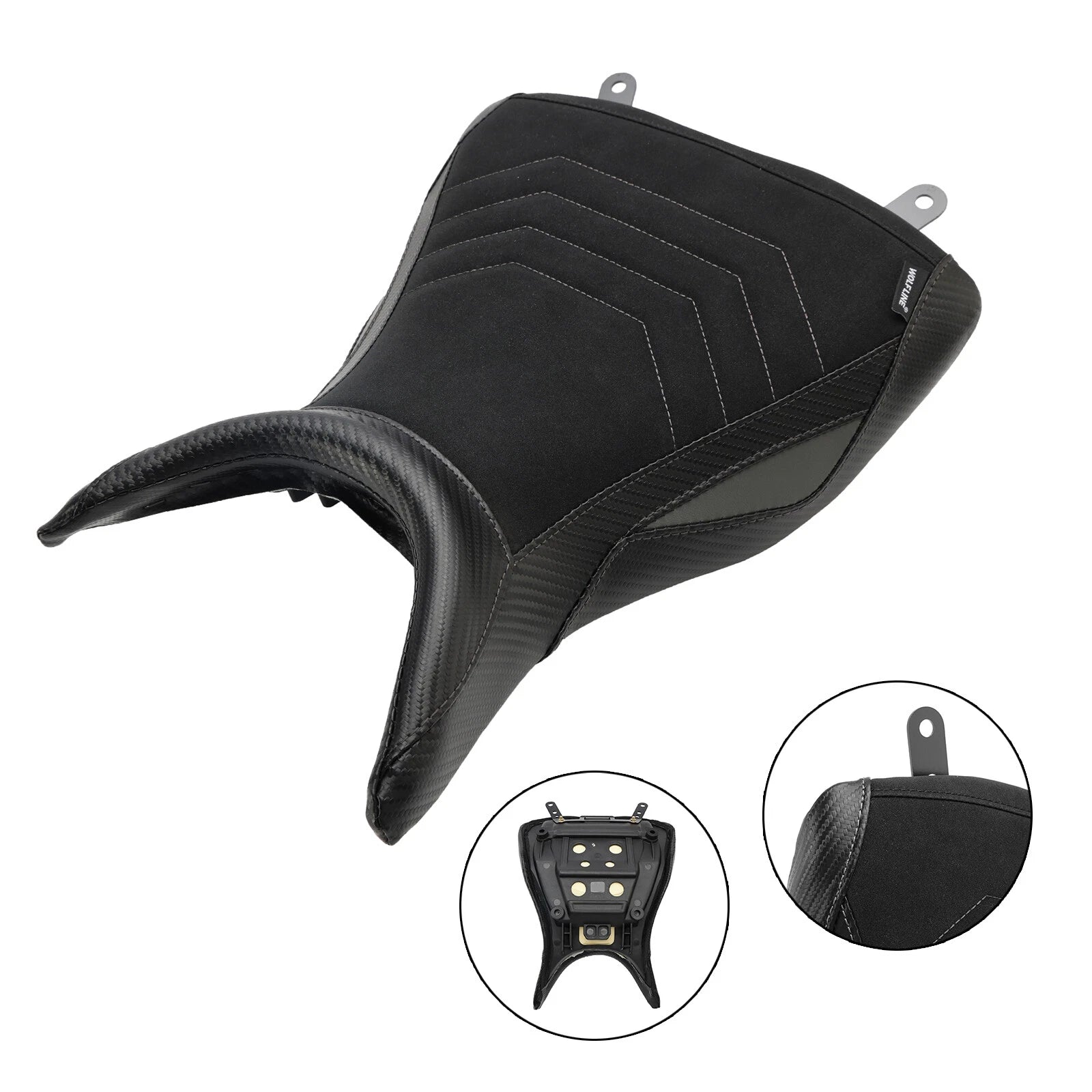 Front Raider Seat Driver Cushion PU for Yamaha MT-03 YZF-R3 (2015–2023)