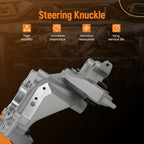 Left Rear Steering Knuckle Assembly for Jeep Cherokee (2014-2018)