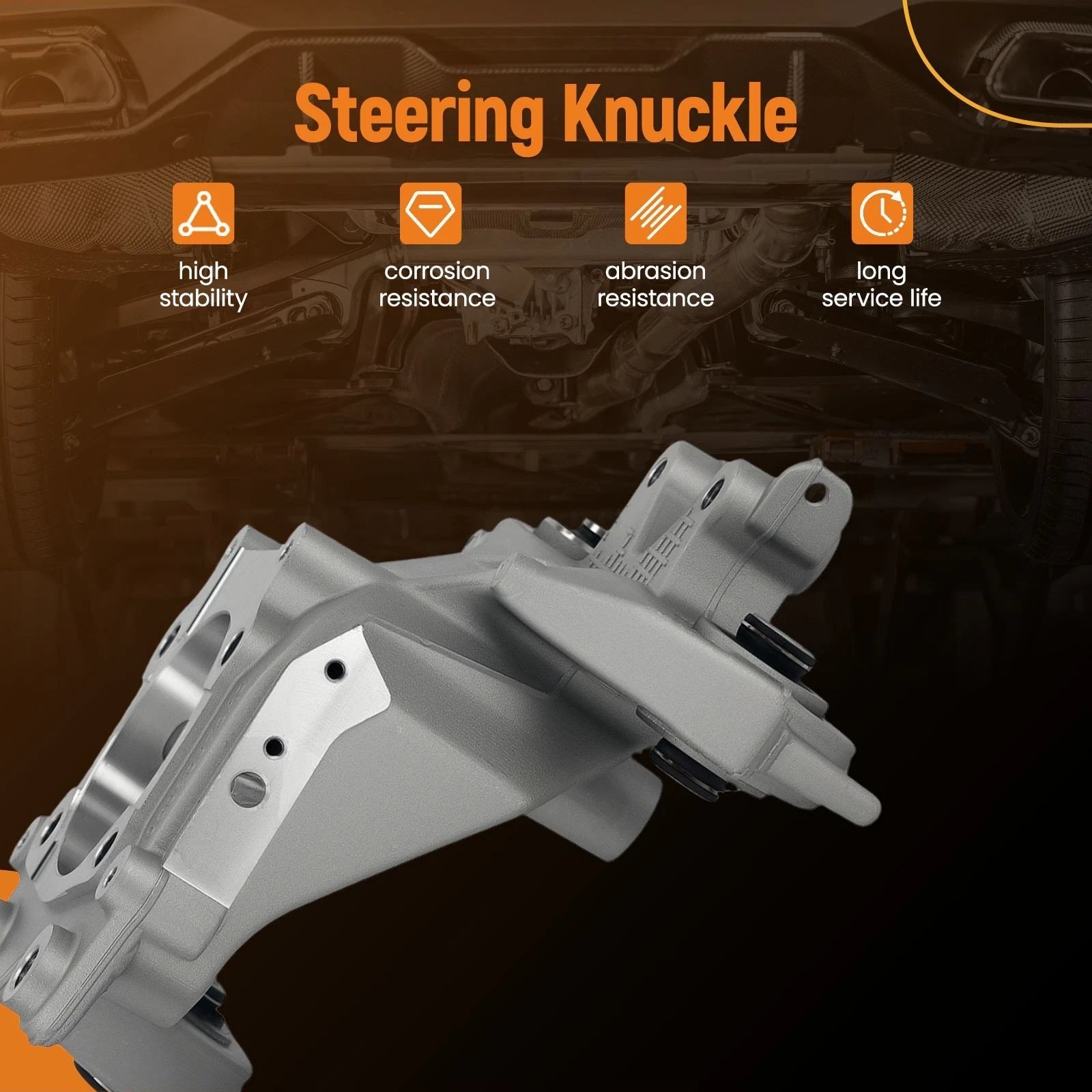 Left Rear Steering Knuckle Assembly for Jeep Cherokee (2014-2018)