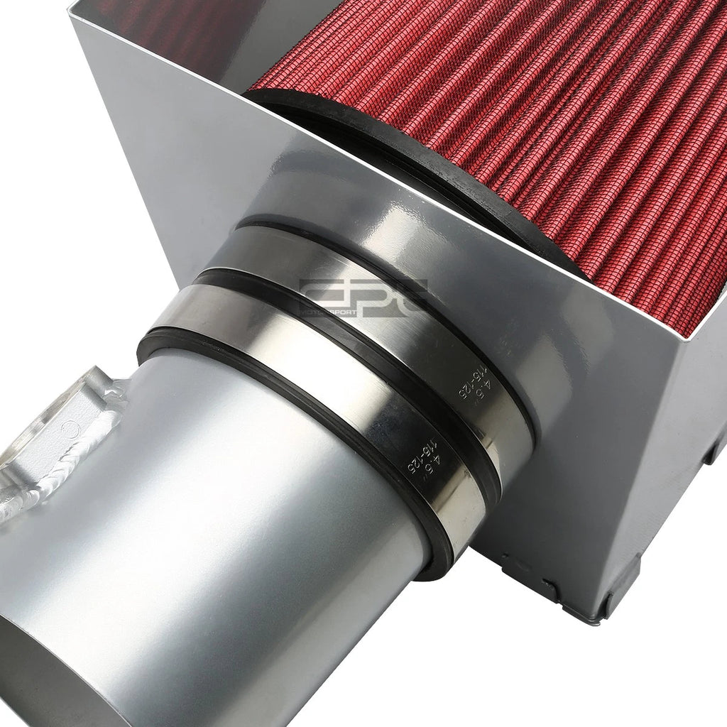 Cold Air Intake Aluminum Pipe + Heat Shield for Ford F250/F350/F550 (2008–2010)
