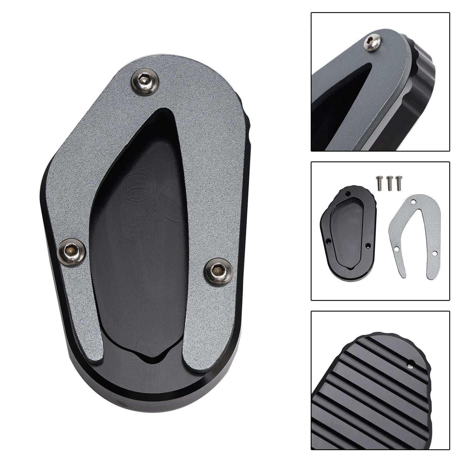 Kickstand Enlarge Pad for Triumph Bonneville T100 T120 (2018–2023) Titanium