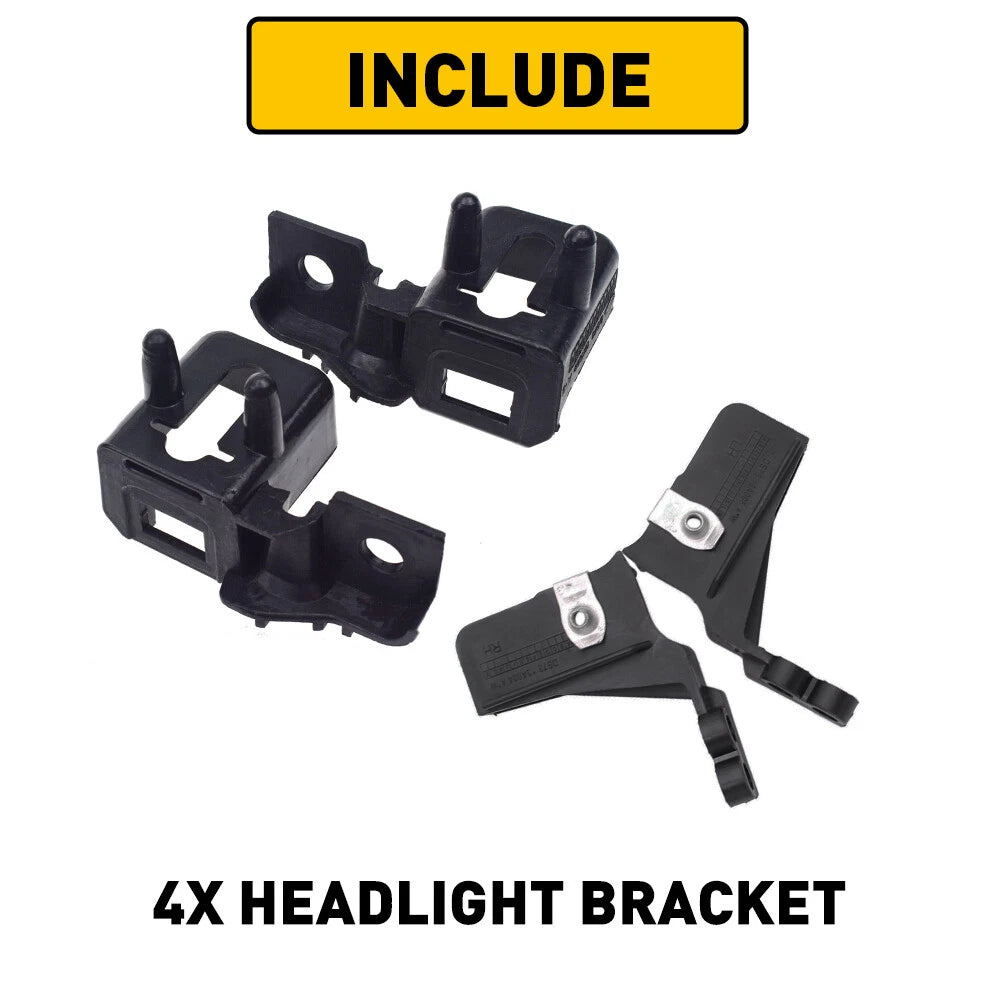 Set of 4 Headlight Lamp Mount Brackets for Ford Fusion Lincoln MKZ (2013–2016) EOJ