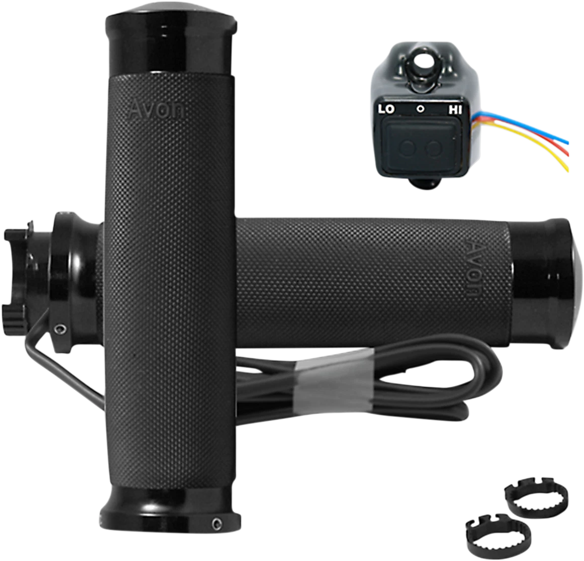Heated Grips for Metric Motorcycles (AVON MT-CC-86-ANO-HT)