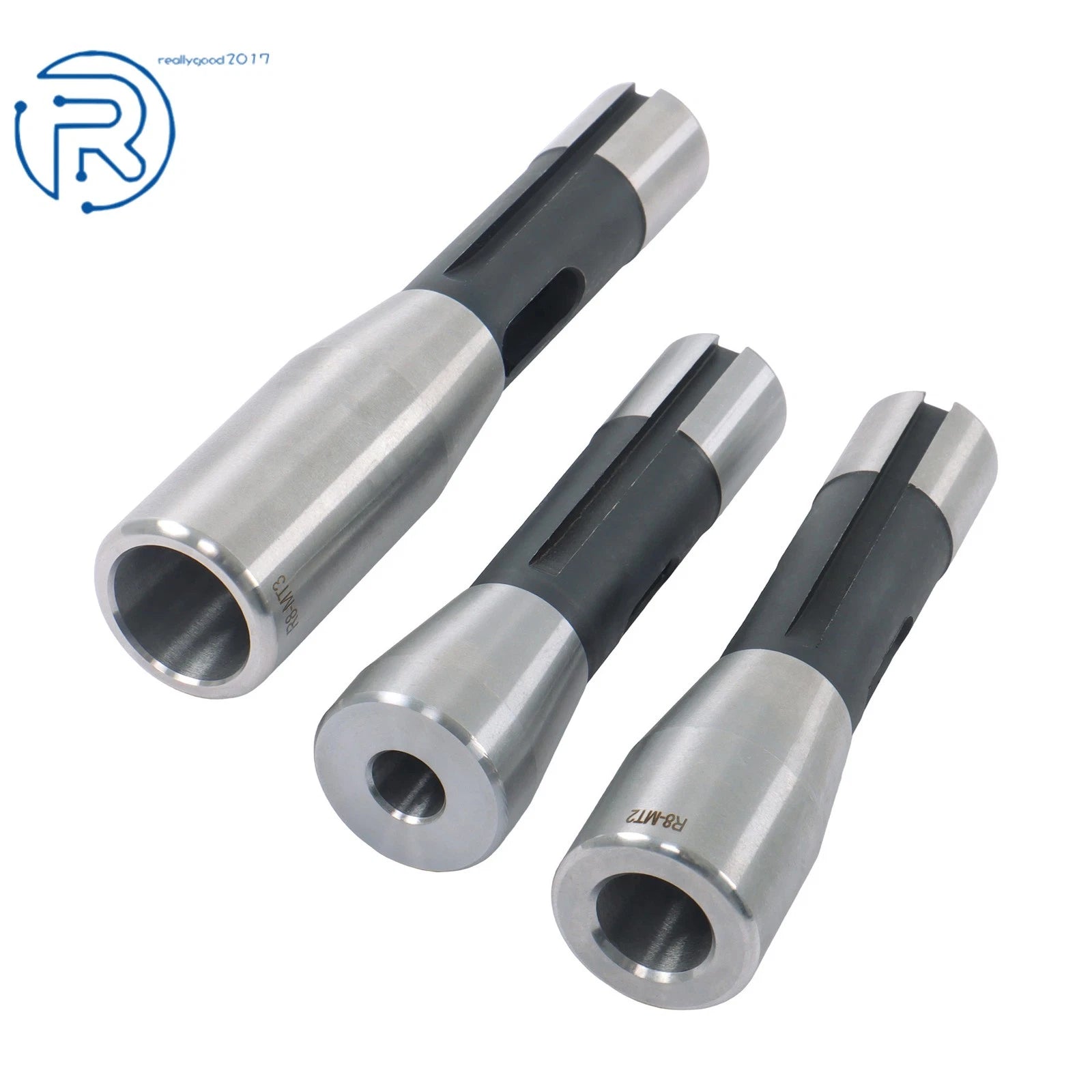 3 Pack R8 Shank to Morse Taper MT1 Adapter