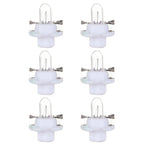 6x B8.4D Halogen Bulb for Instrument Panel Cluster Dashboard Lights