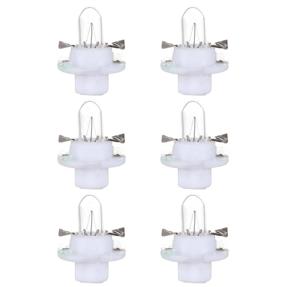 6x B8.4D Halogen Bulb for Instrument Panel Cluster Dashboard Lights