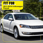 Set of 4 Gloss Black Window Trim Pillar Posts for VW Passat (2011â2018)