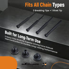 Chain Cutter Rivet Tool Set for ATV Bike Motorcycle (13-Piece)