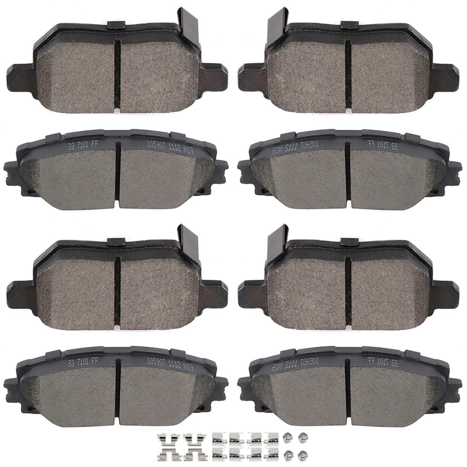 Ceramic Brake Pads for Lexus CT200h, Toyota Prius (2010–2016)