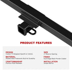 2 Inch Trailer Hitch Receiver for Volvo XC60 (2010-2017)