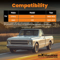 5" Drop Lowering Kit Coil Springs for Chevrolet C10 Pickup (1963–1972)