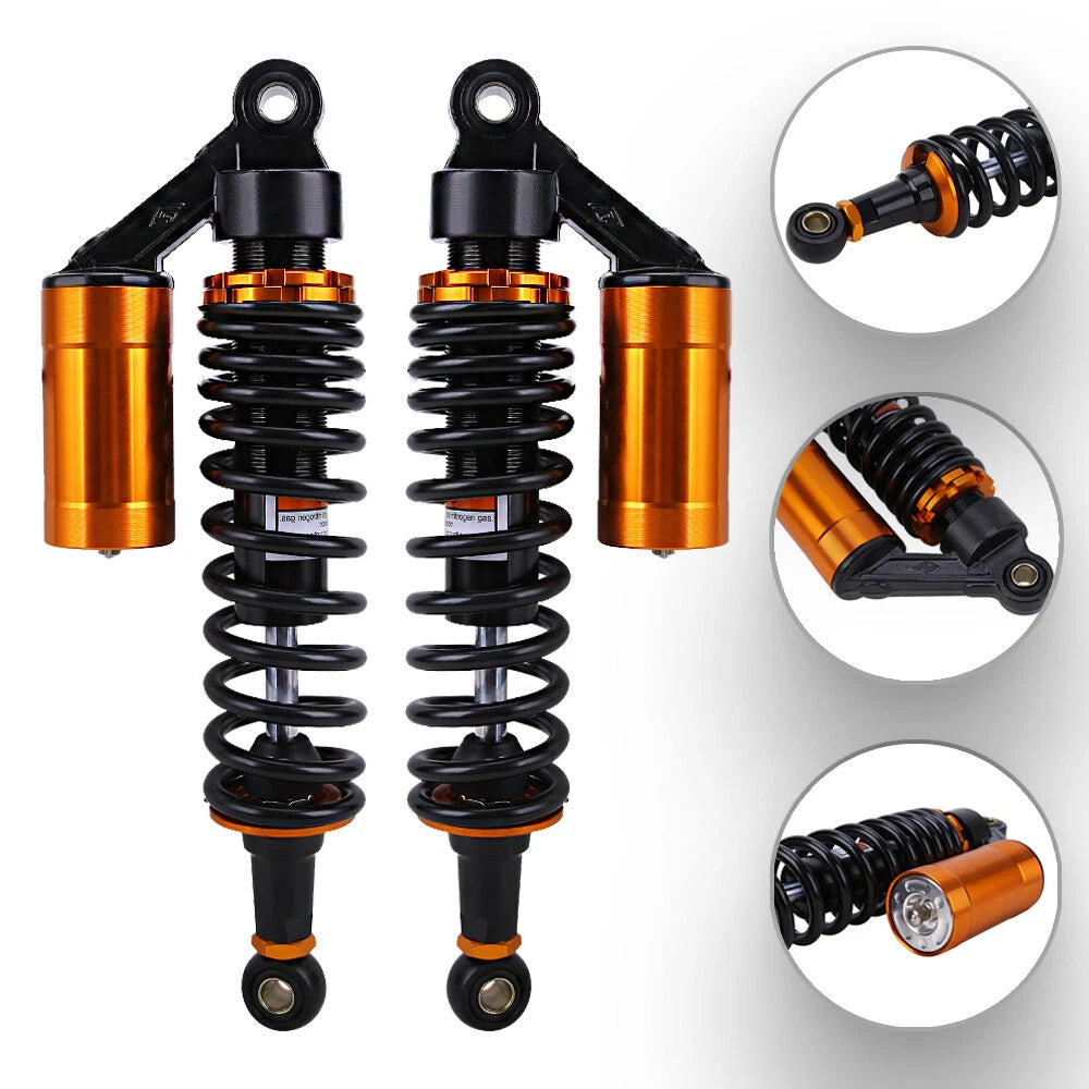 Adjustable 13.5" Shock Absorber for ATV Quad Dirt Bike Go Kart (Universal)