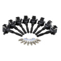 Set of 8 Ignition Coils & 8 Double Platinum Spark Plugs for BMW V8 N62 (2001–2010)