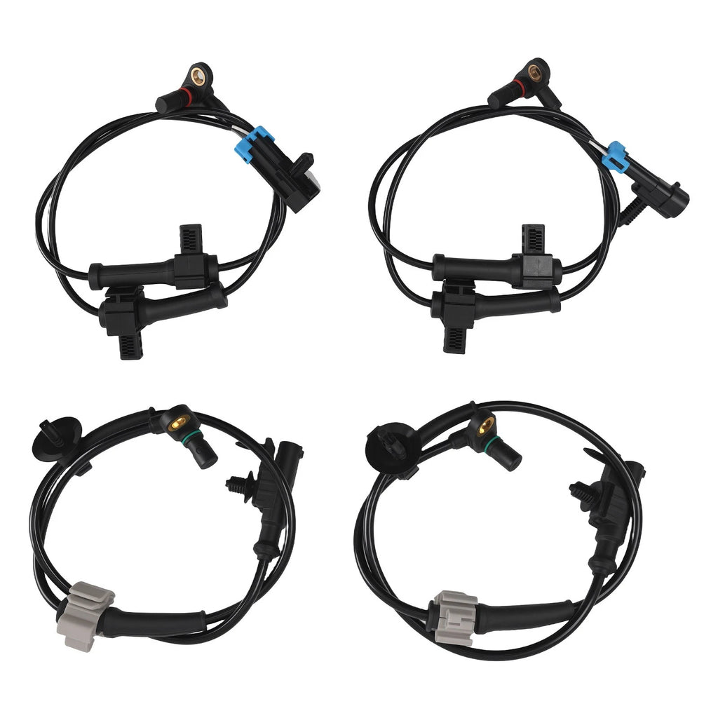 Set of 4 ABS Wheel Speed Sensors for Chevy Silverado 1500 GMC Sierra 1500