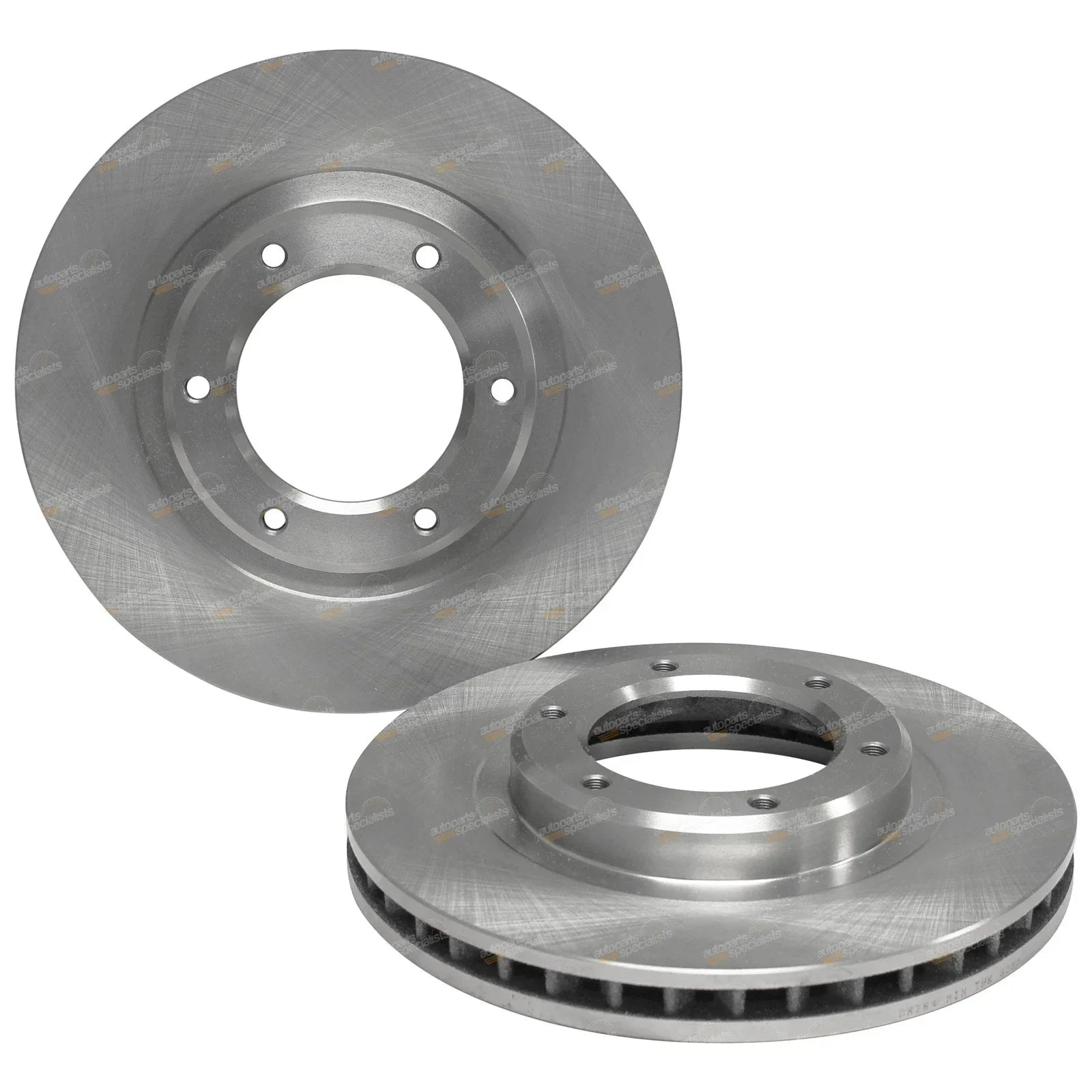 2 x Disc Brake Rotors for Toyota Landcruiser FZJ80 HDJ80 HZJ80 (1992–1998)