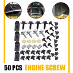 50pcs Fender Liner Grommet Clips for Toyota Lexus