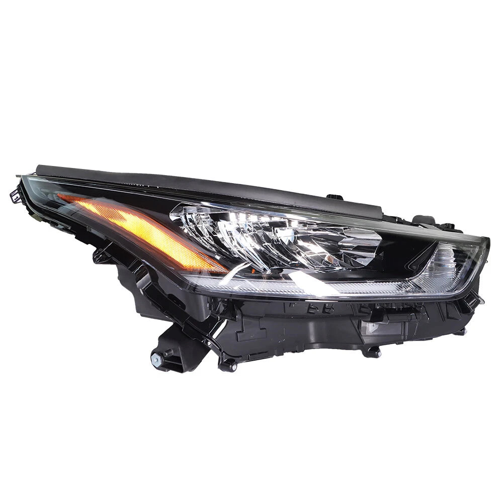 LED Headlight Chrome Housing Right Side for Toyota Highlander (2020–2022)