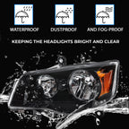Headlights for Dodge Grand Caravan (2011–2019) & Chrysler Town & Country (2008–2016)