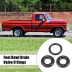 Set of 2 Fuel Bowl Drain Valve O Rings for Ford 7.3L Powerstroke Diesel (1981–1994)