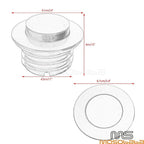 Pop-Up & Dummy Fuel Tank Cap Kit for Harley Fat Boy FLFB, FLDE (2018-2023)