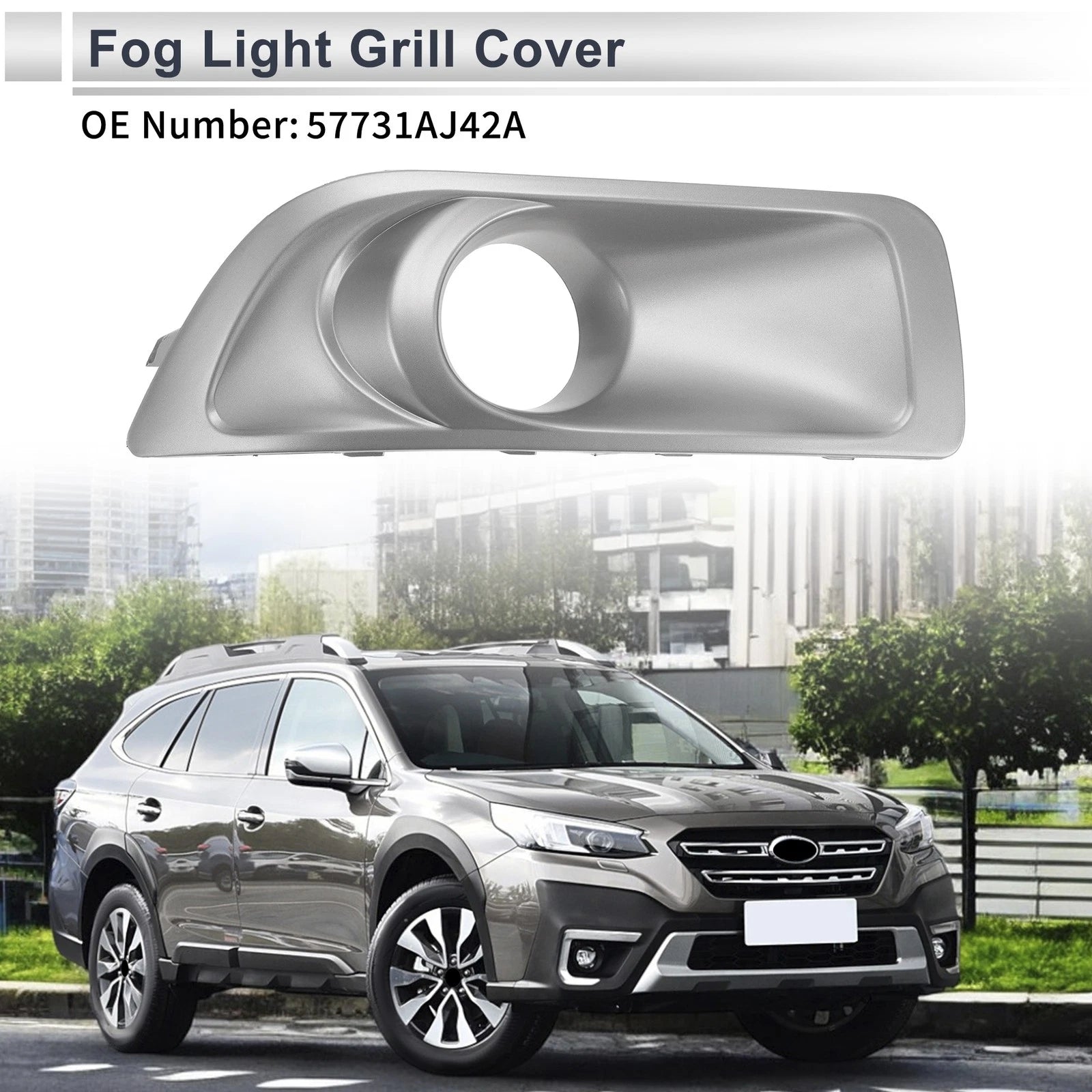 1 Pc Fog Light Grill for Subaru Outback (2010–2012) No. 57731AJ42A