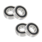 Set of 4 Deep Groove Ball Bearings for Various Applications (32×75×20mm)