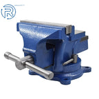 6" Heavy Duty Bench Vise with Locking Swivel Base