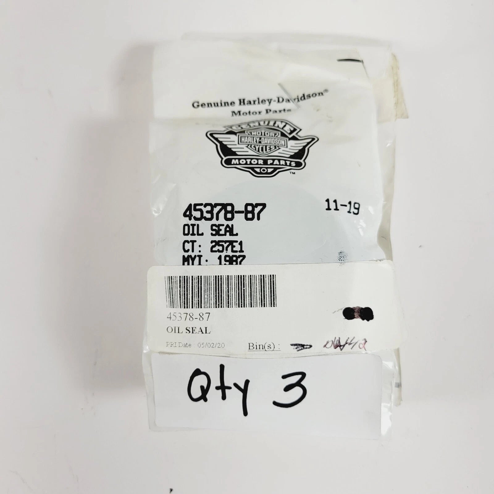 Oil Seal 45378-87 for Harley-Davidson (1987–1987)
