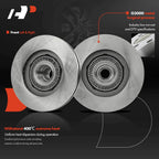 Set of 2 Front Disc Brake Rotors & Ceramic Pads for Ford Explorer (1995–2001)