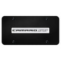 Chrome Name on Black License Plate - Officially Licensed for Chevrolet Camaro SS