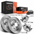 Front Brake Rotor & Pad + Caliper for Chevrolet Malibu (2004–2005)