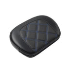 Blue Stitching Passenger Bar Backrest Pad for Harley Electra Glide