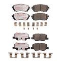 PowerStop Front & Rear Carbon Fiber Disc Brake Pad Kit for Mazda 6 (2014–2021)