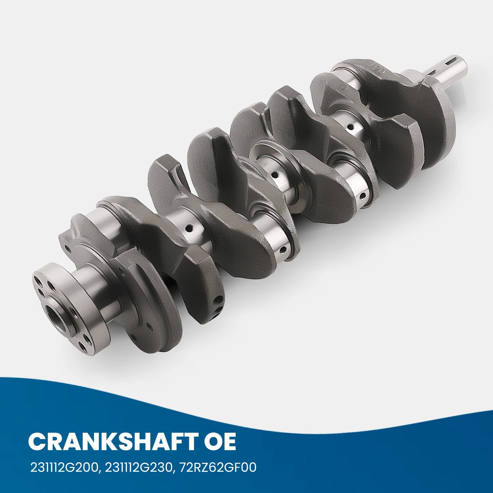 Set of 4 G4KJ 2.4L Engine Crankshaft, Rods, Piston Kit for Hyundai Sonata, Kia Optima (2011–2014)